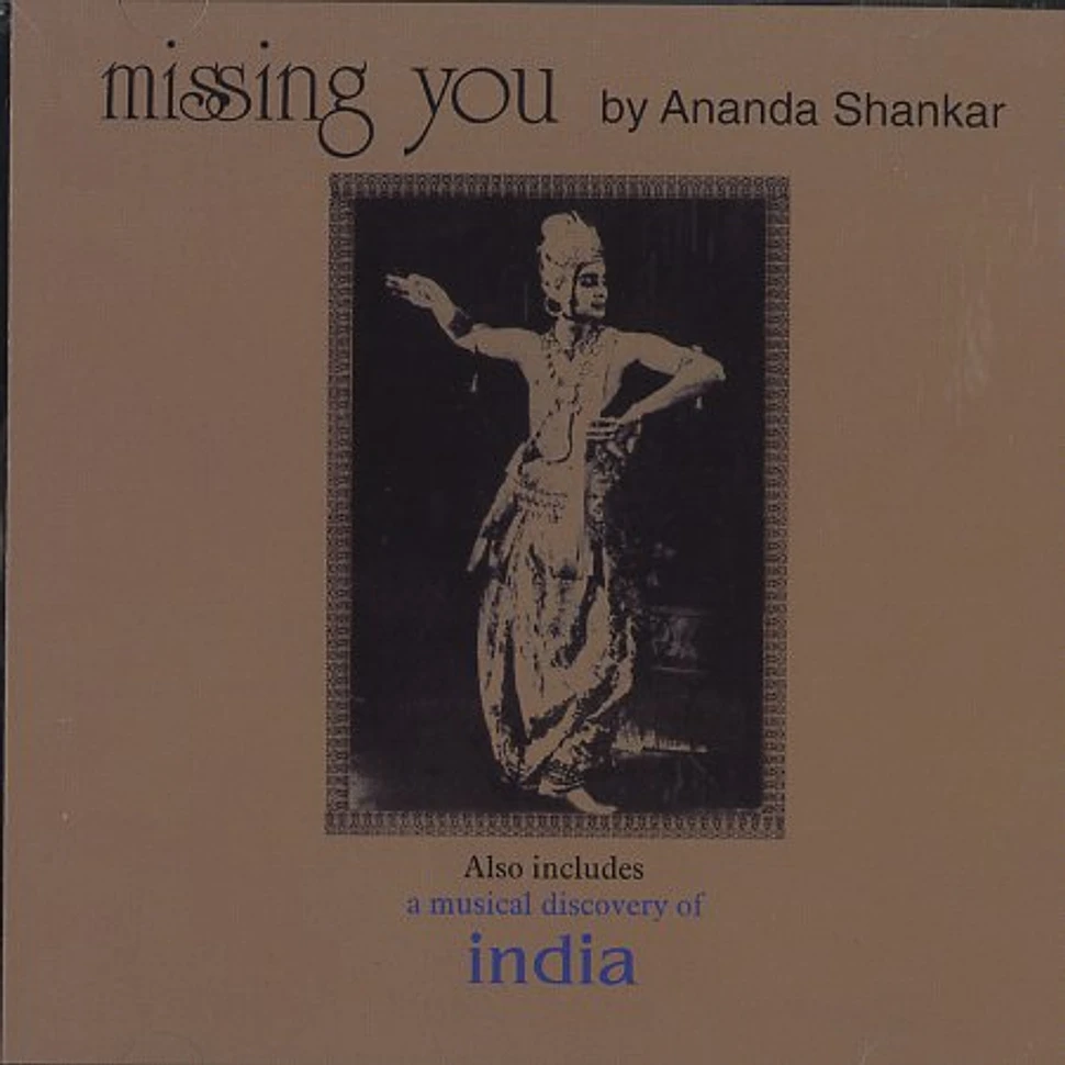 Ananda Shankar - Missing you / a musical discovery of India