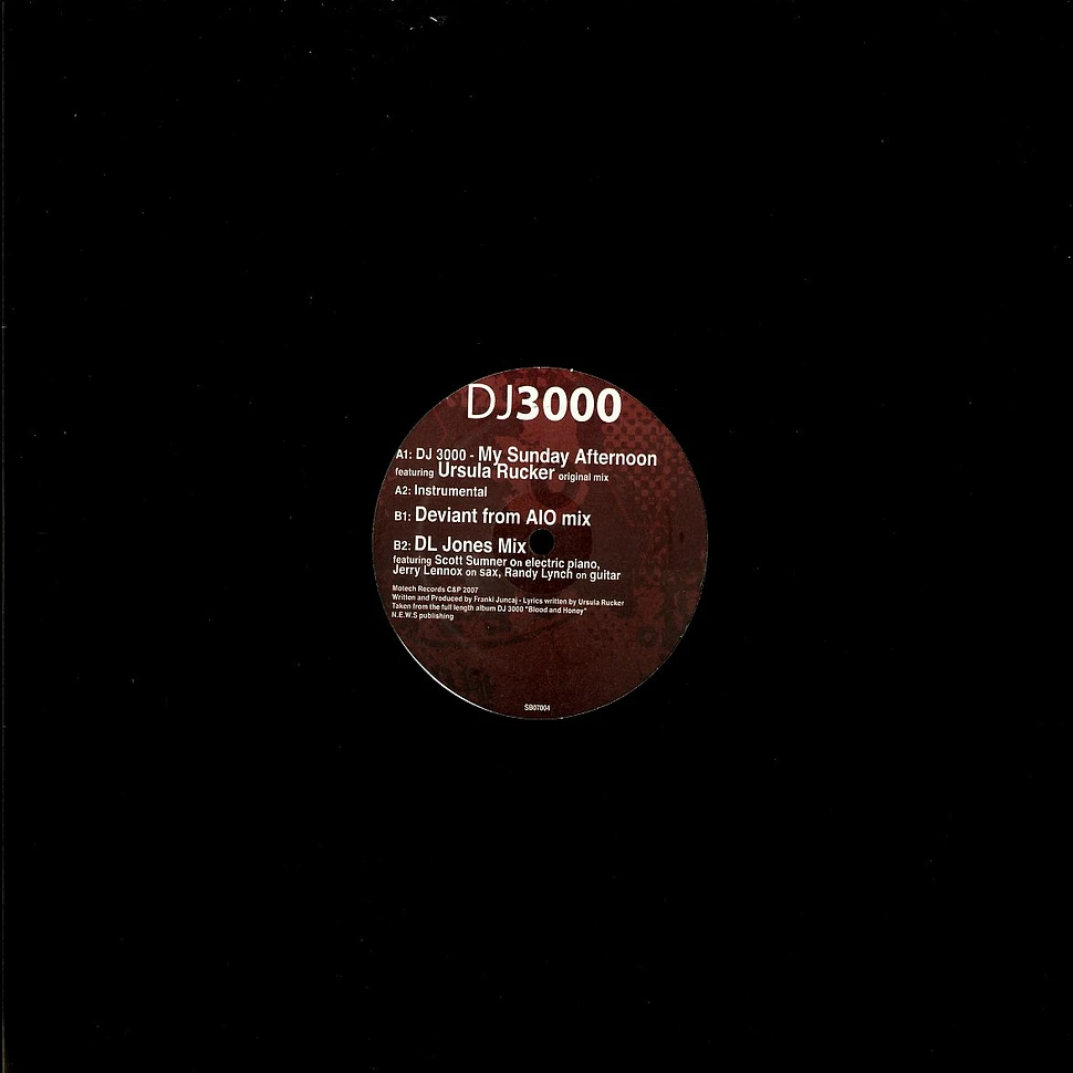 DJ 3000 - My sunday afternoon feat. Ursula Rucker