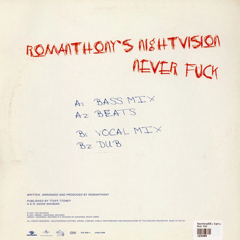 Romanthony's Nightvision - Never Fuck