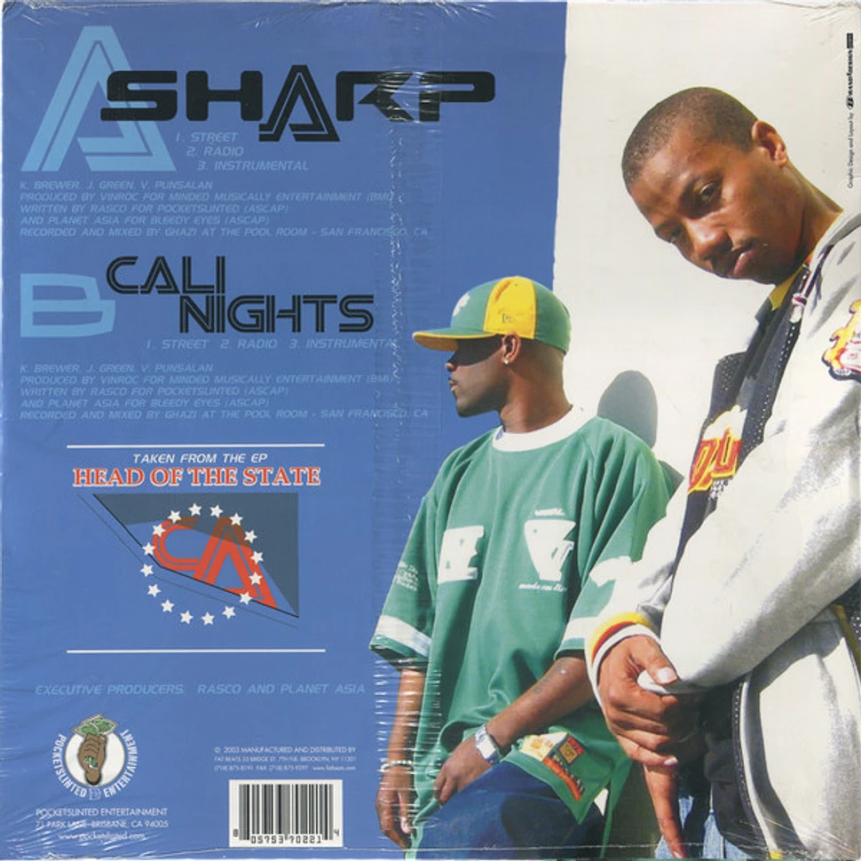Cali Agents - Sharp / Cali Nights