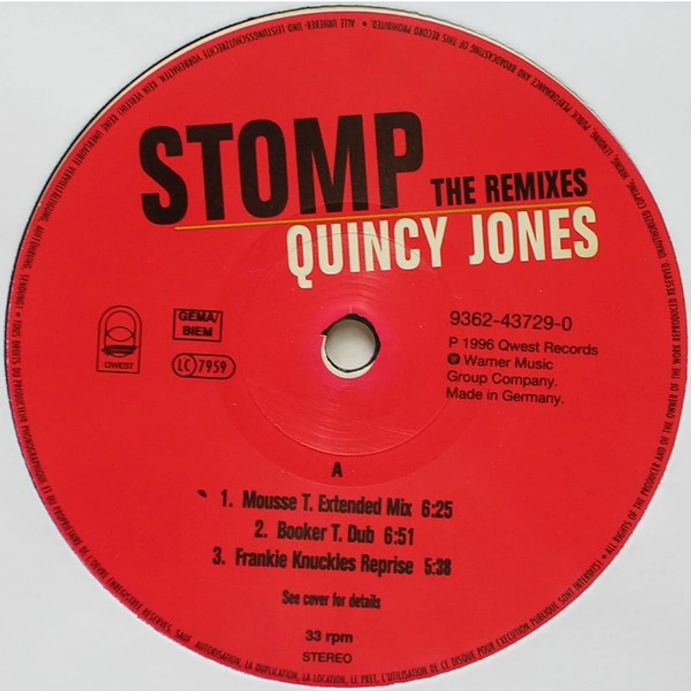 Quincy Jones - Stomp (The Remixes)