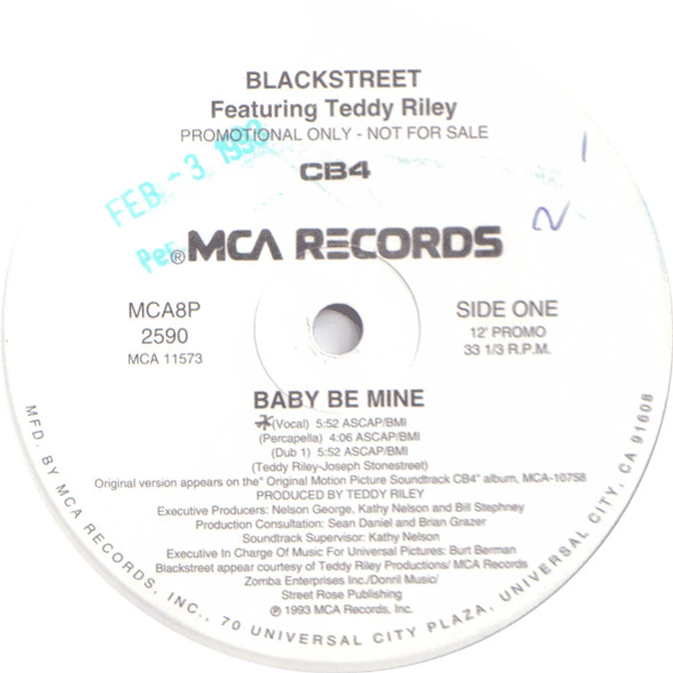 Blackstreet Featuring Teddy Riley - Baby Be Mine