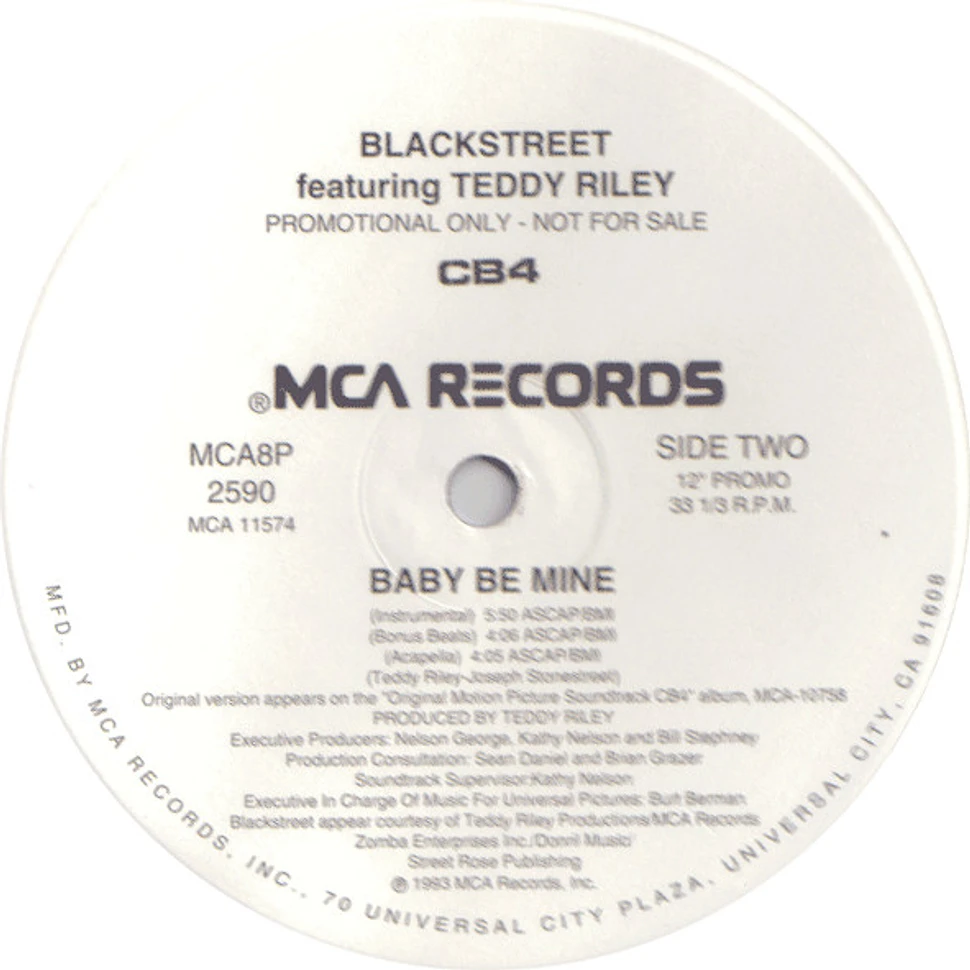 Blackstreet Featuring Teddy Riley - Baby Be Mine
