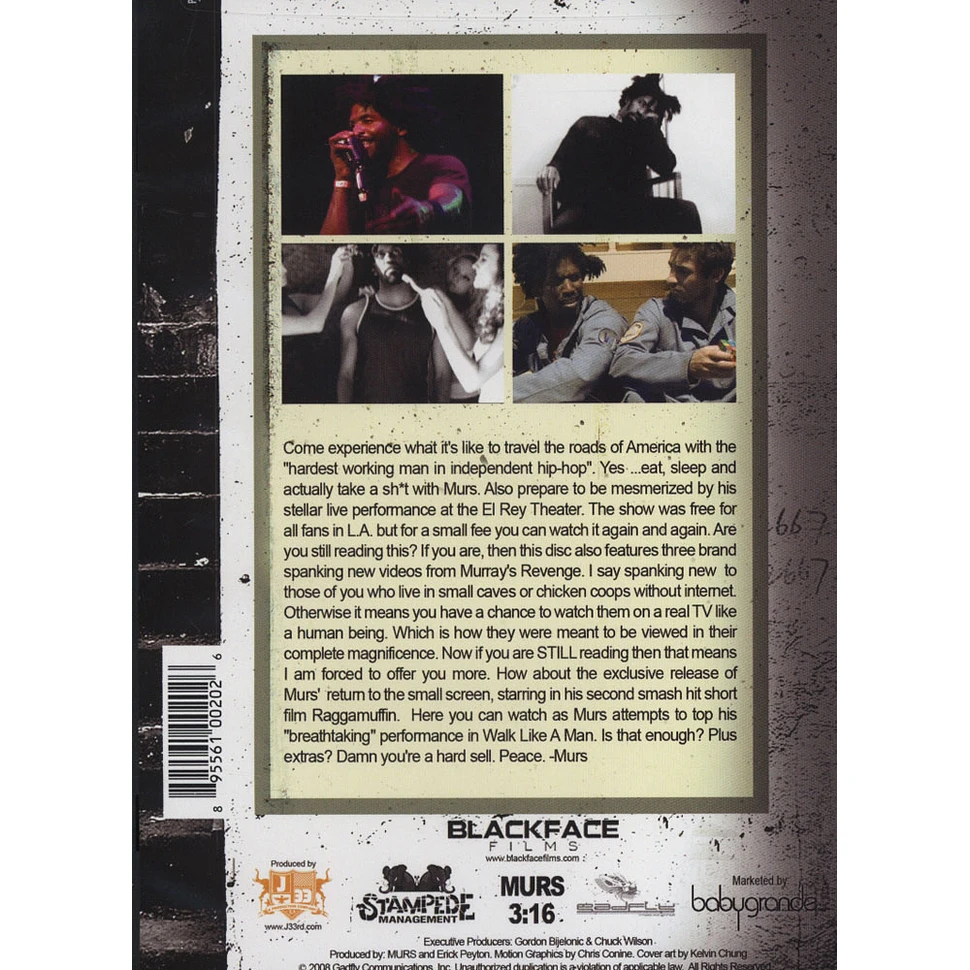 Murs & 9th Wonder - Murray's revenge - the dvd