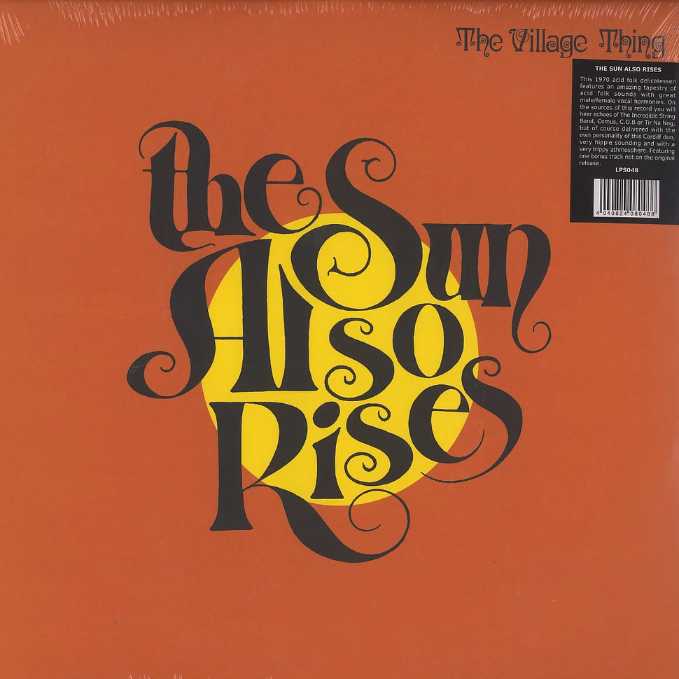 The Village Thing - The sun also rises