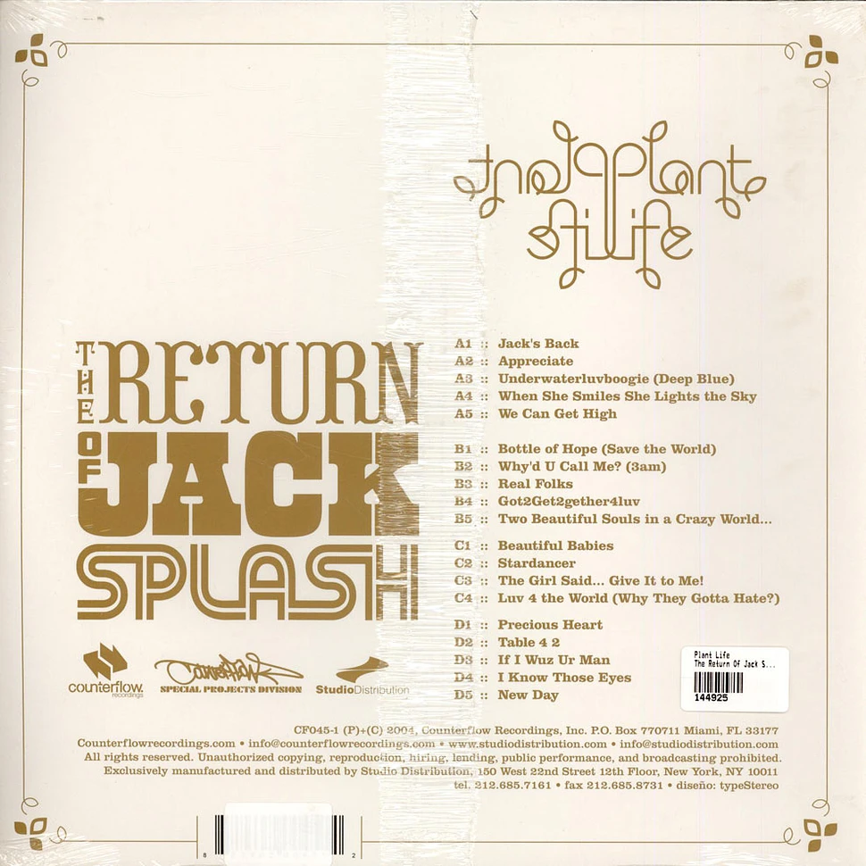 Plant Life - The Return Of Jack Splash