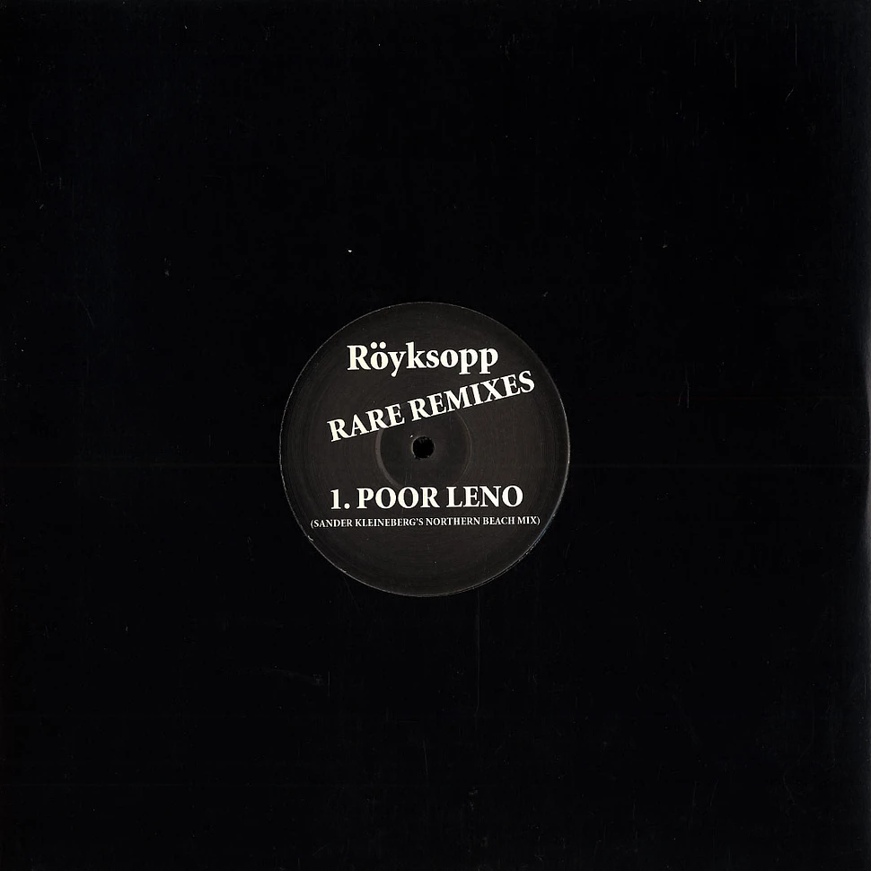 Röyksopp - Rare remixes