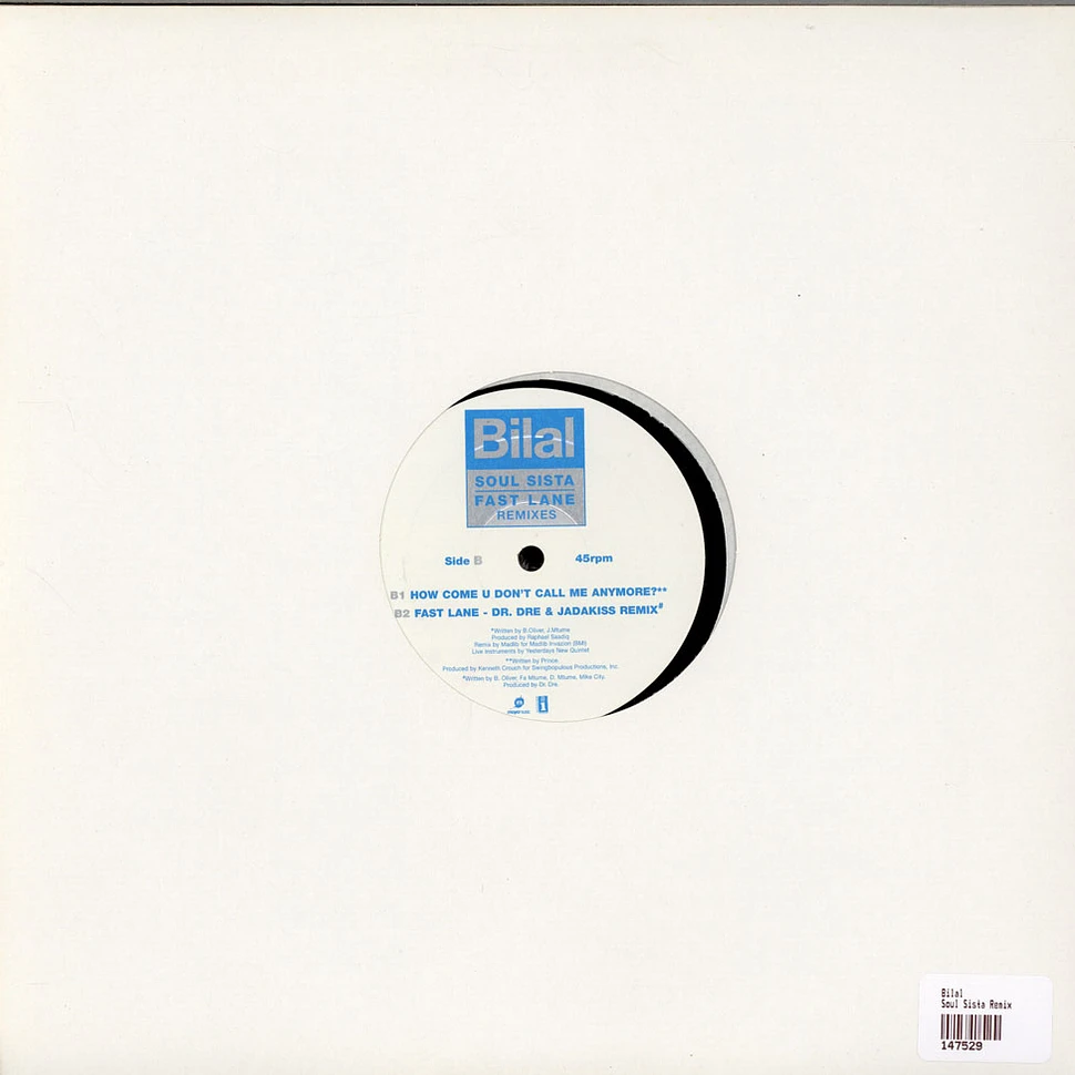 Bilal - Soul Sista / Fast Lane Remixes