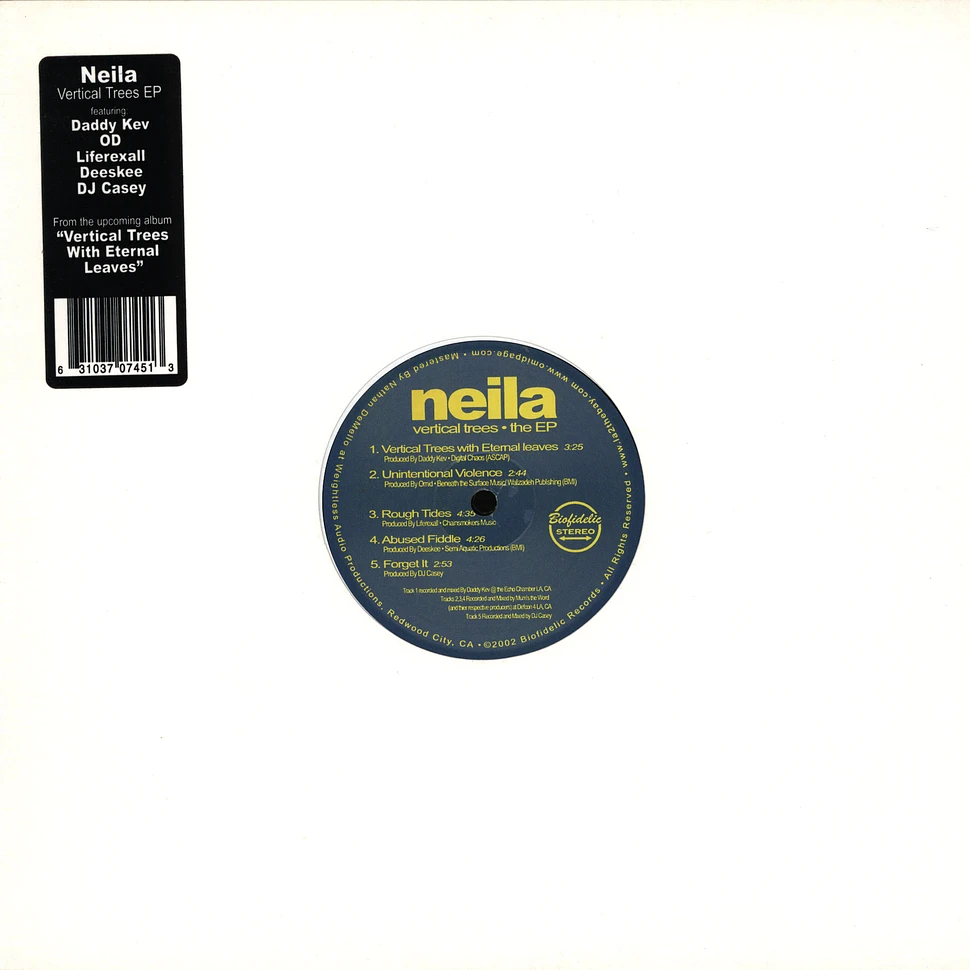 Neila - Vertical Trees EP