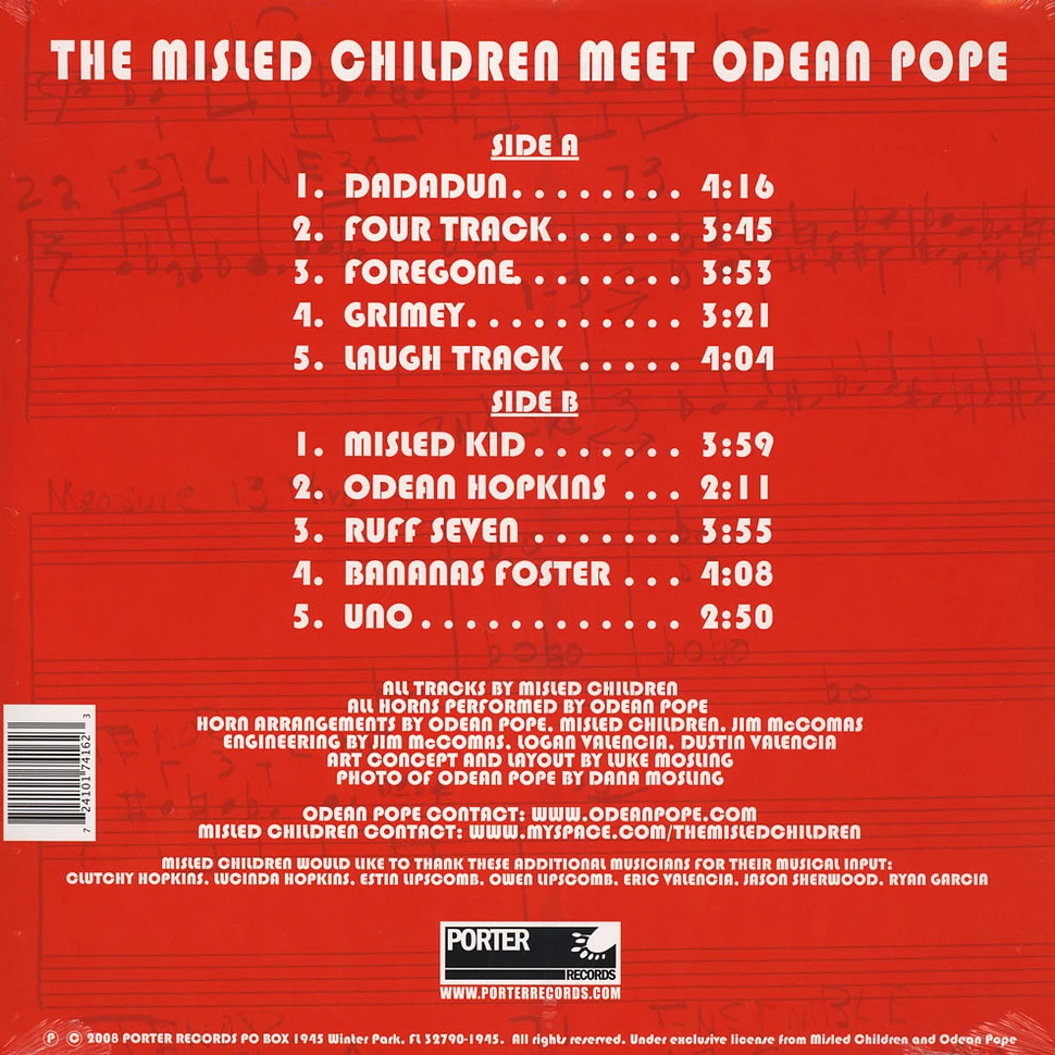 Misled Children & Odean Pope - The Misled Children meet Odean Pope