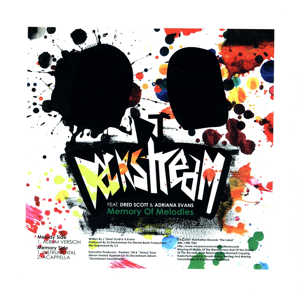 DJ Deckstream - Memory of melodies feat. Dred Scott & Adriana Evans