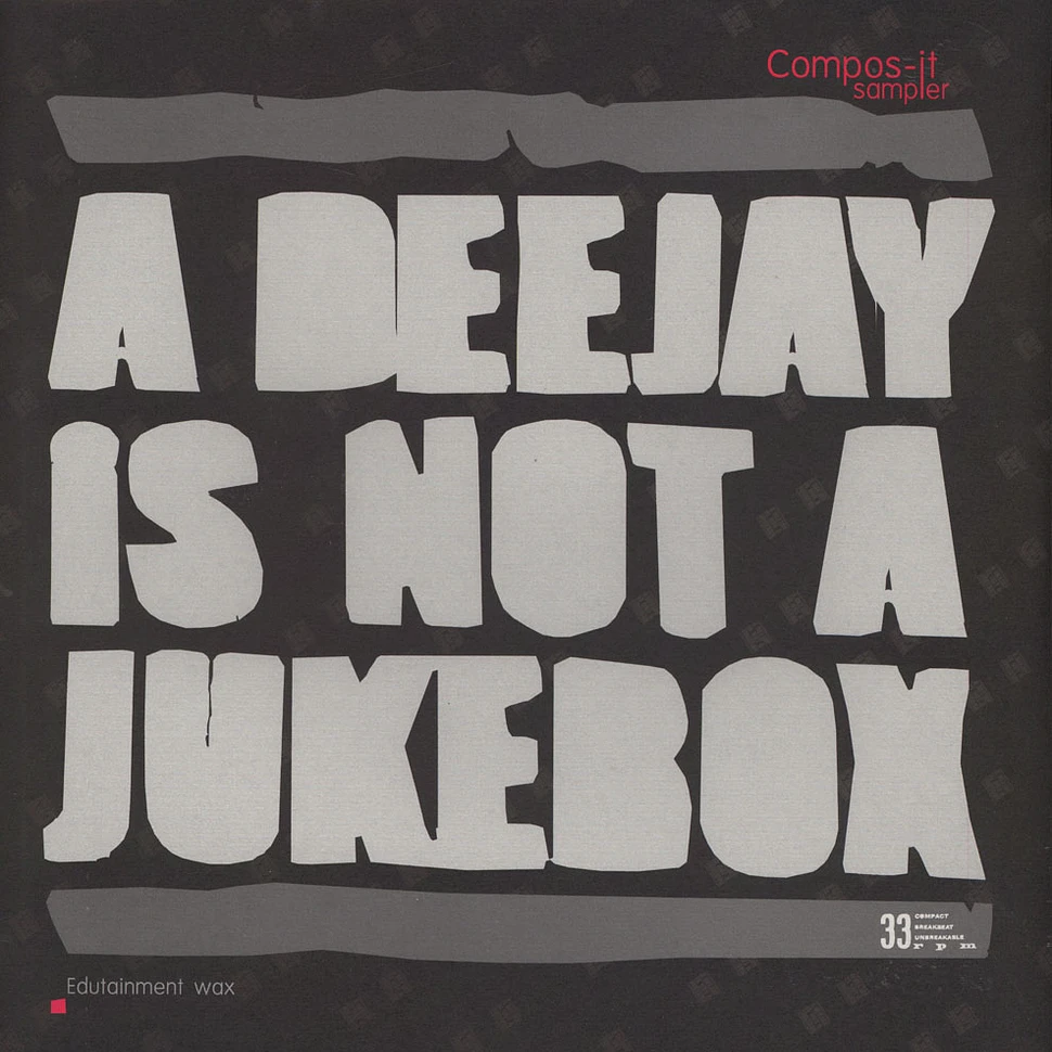 DJ Coshmar - A Deejay Is Not A Jukebox