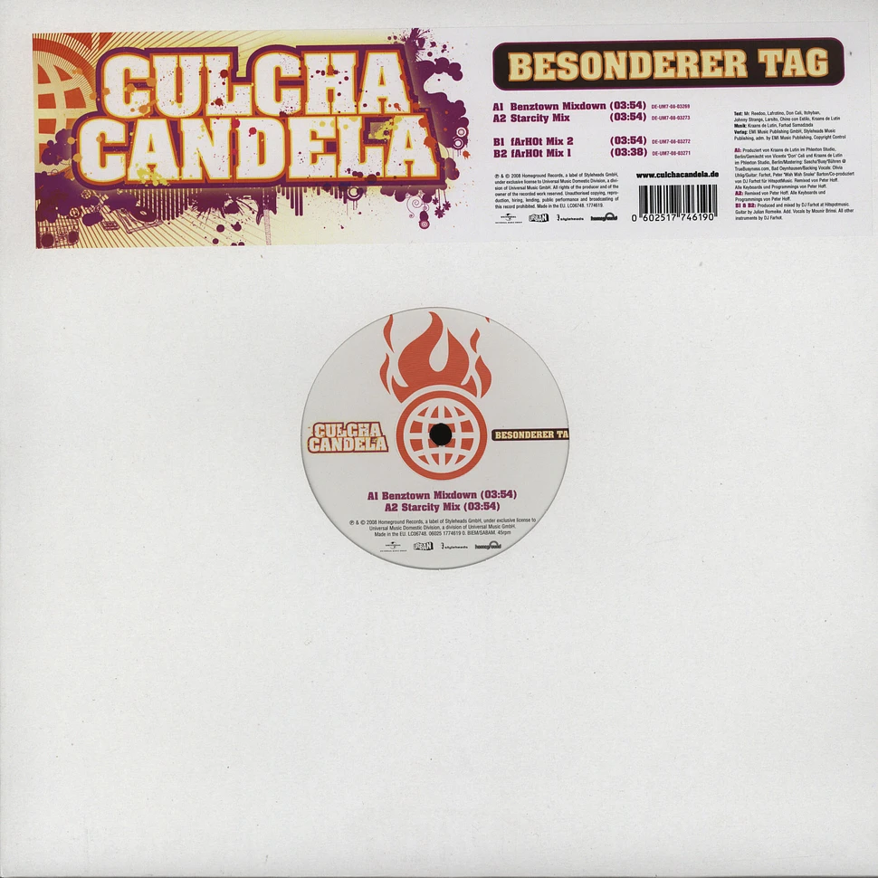 Culcha Candela - Besonderer Tag remixes