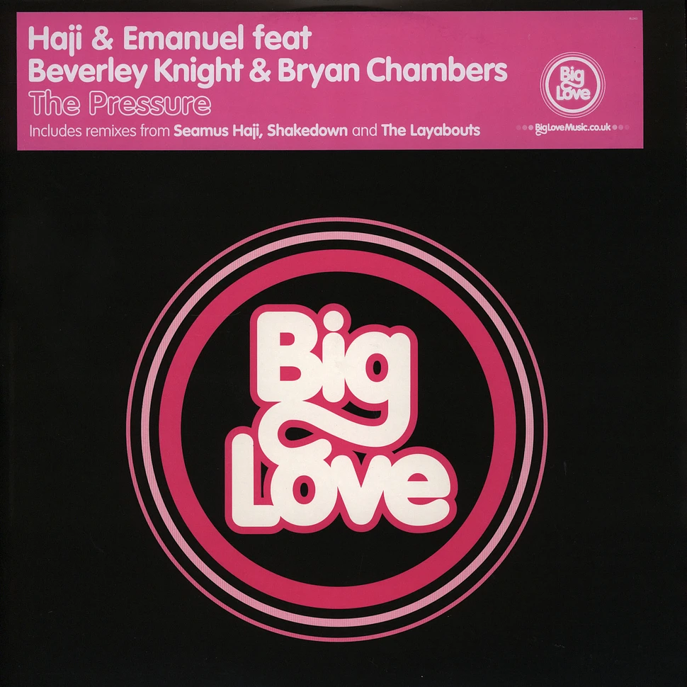 Haji & Emanuel - The pressure feat. Beverly Knight & Bryan Chambers