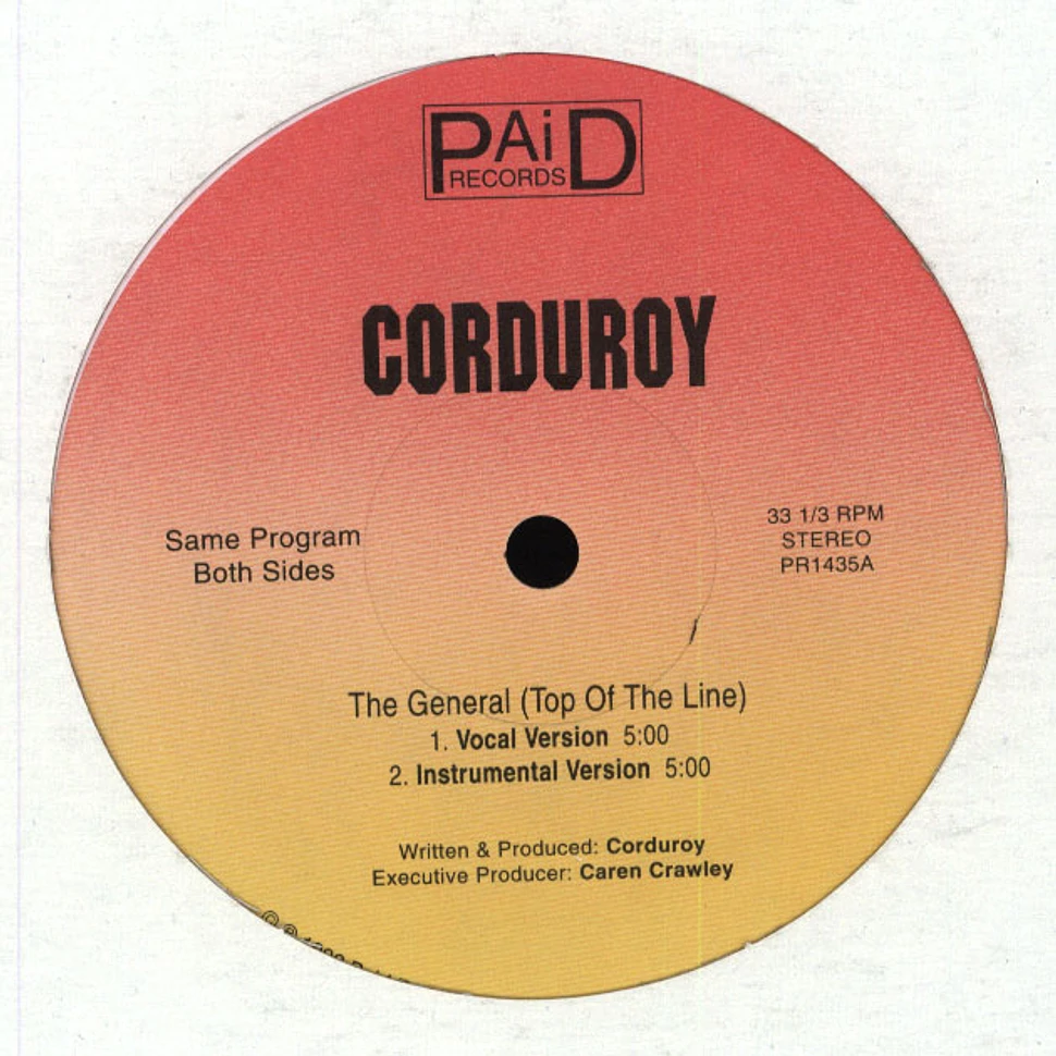 Corduroy - The General (Top Of The Line)