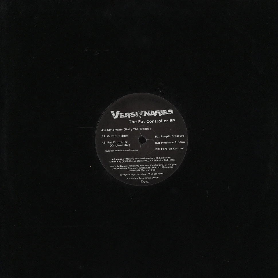 The Versionaries - Fat controller EP
