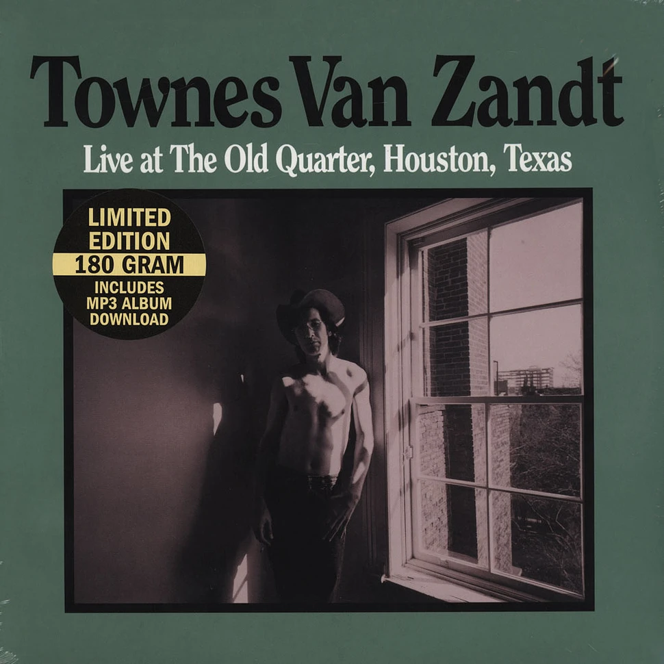 Townes Van Zandt - Live at the Old Quarter Black Vinyl Edition