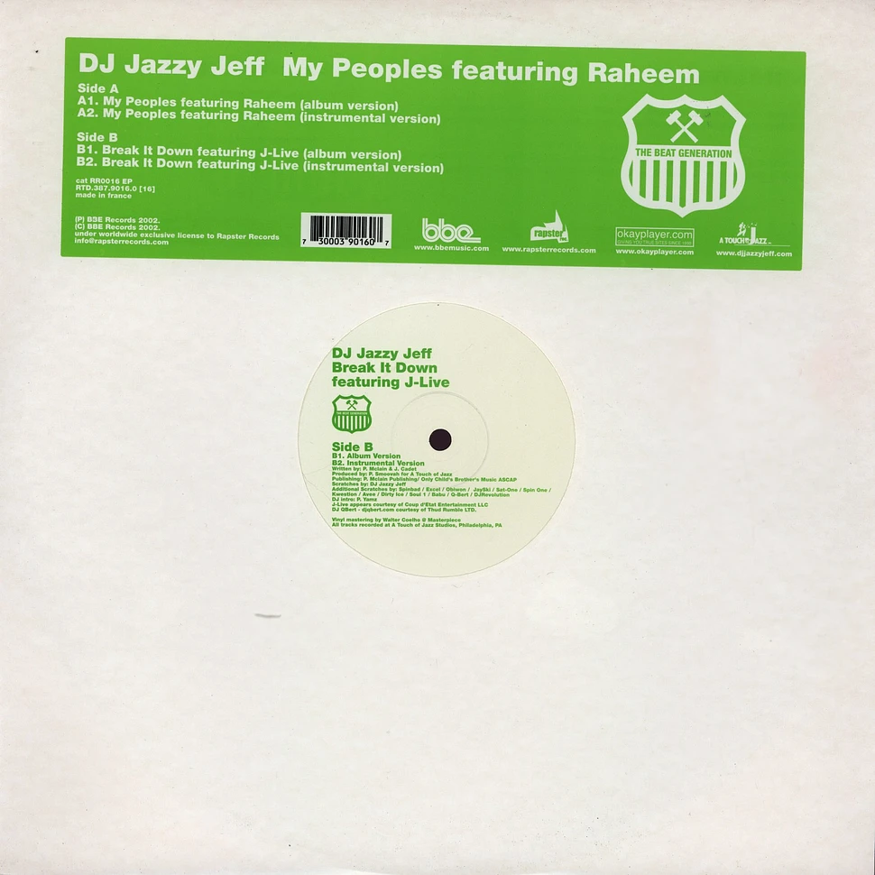 DJ Jazzy Jeff - My peoples feat. Raheem