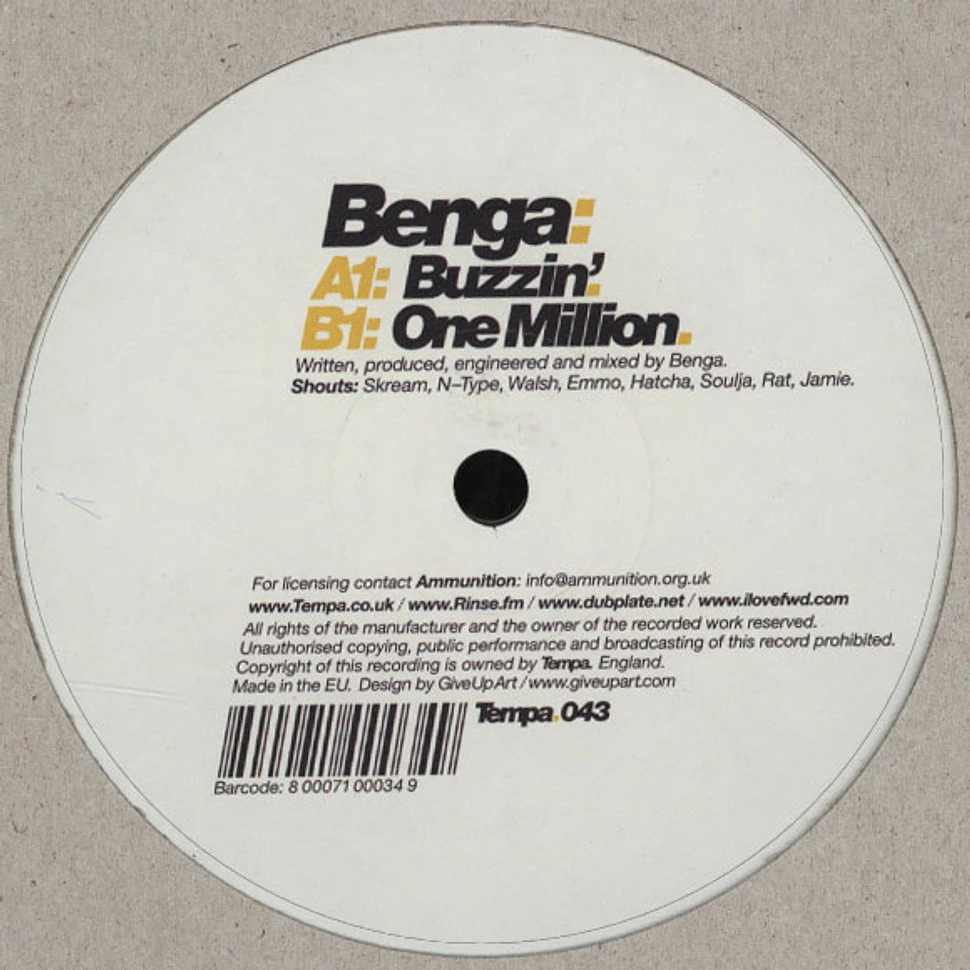 Benga - Buzzin