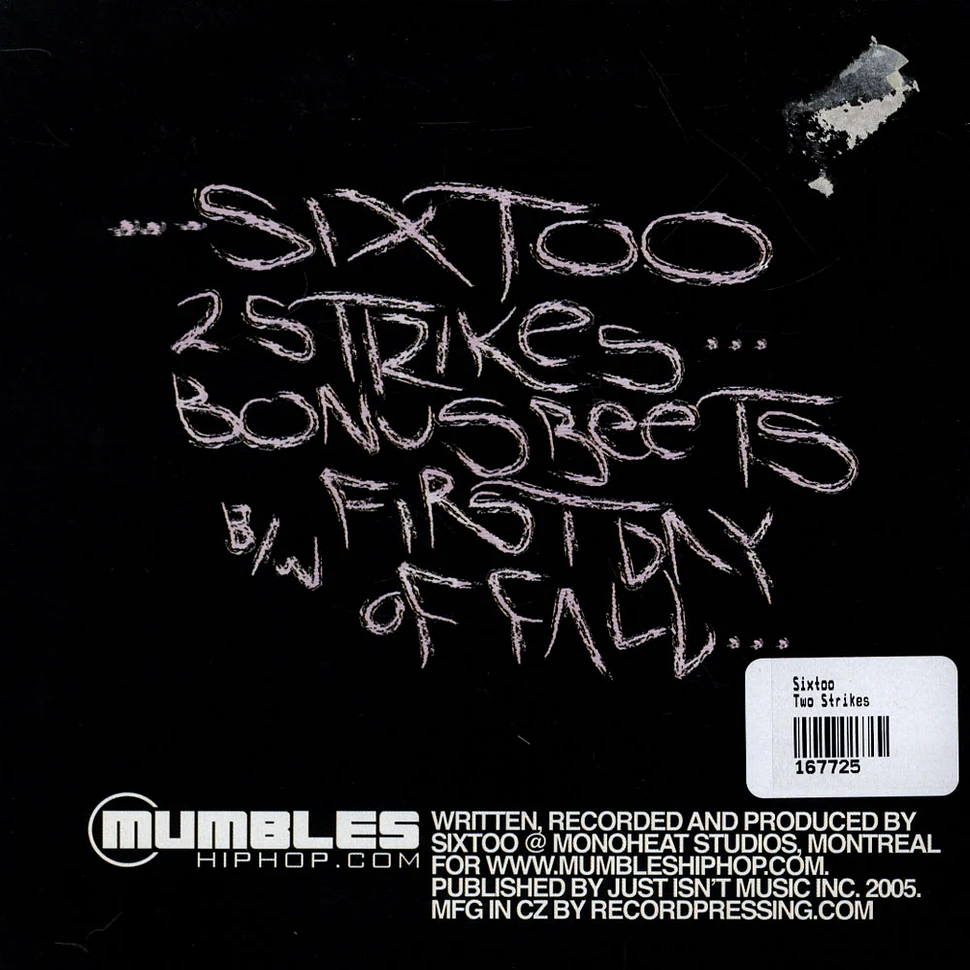 Sixtoo - Two Strikes