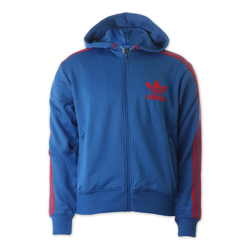 adidas - Hooded Flock Track Jacket