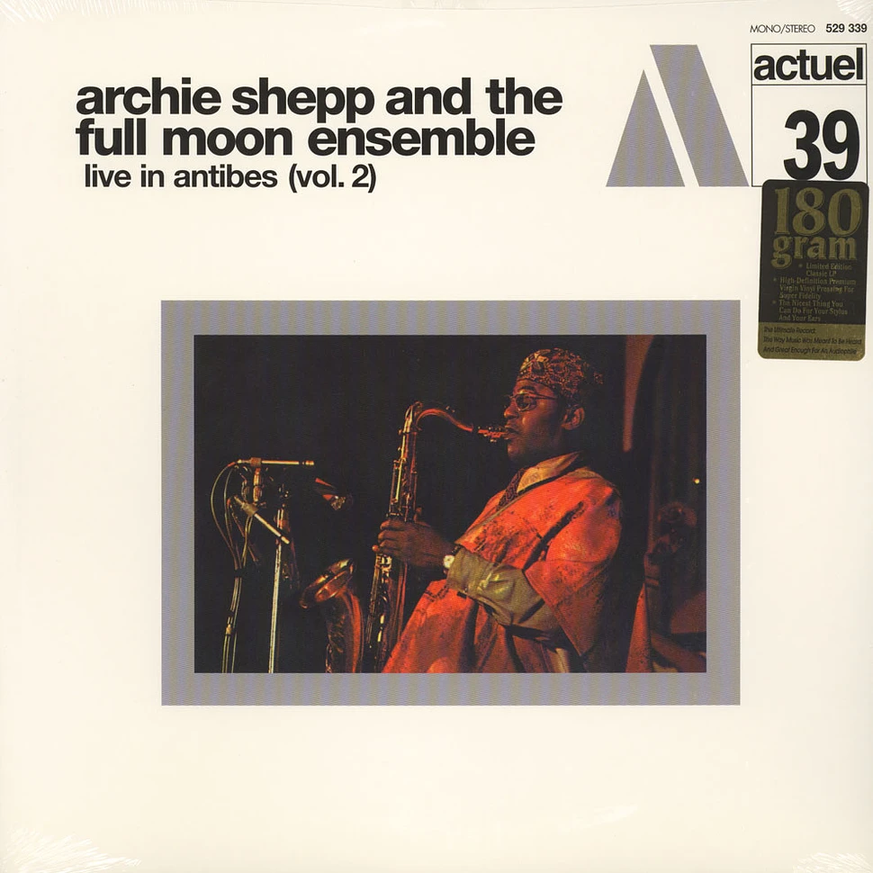 Archie Shepp & The Full Moon Ensemble - Live In Antibes Volume 2