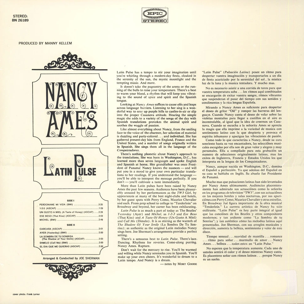 Nancy Ames - Latin Pulse
