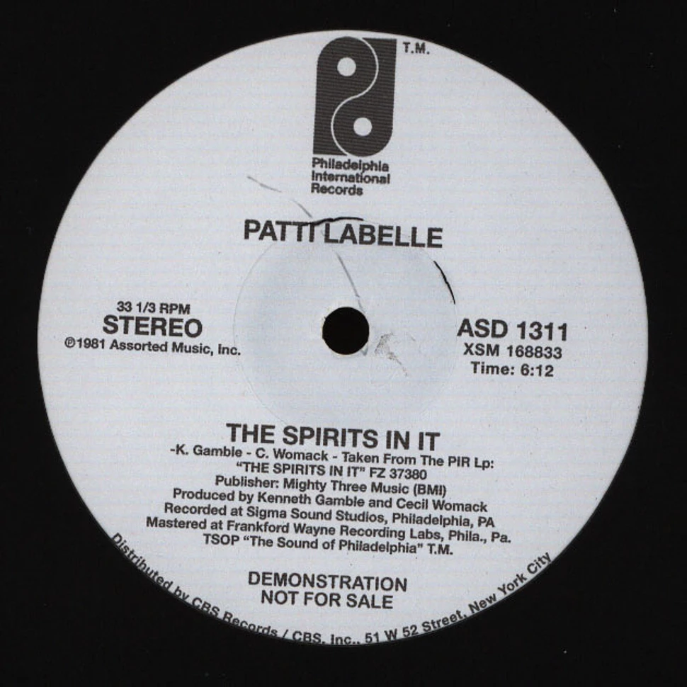 Patti LaBelle - The Spirits In It