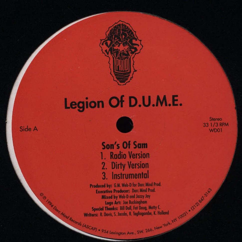 Legion Of D.U.M.E. - Son's Of Sam
