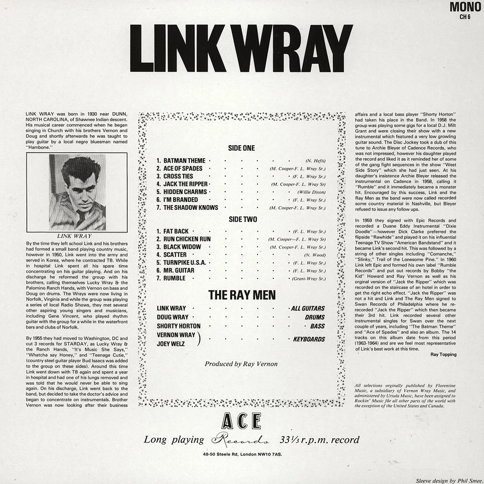 Link Wray - Early Recordings