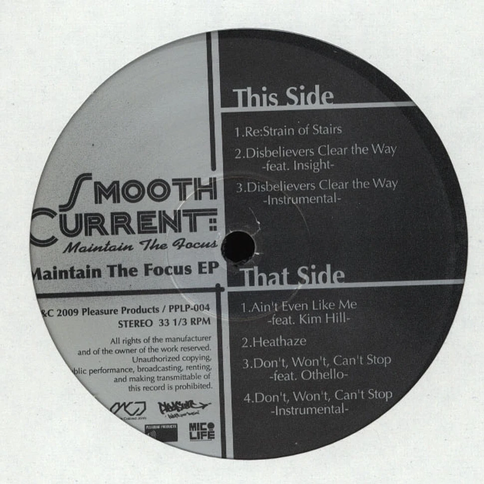 DJ Ryow aka Smooth Current - Maintain The Focus EP