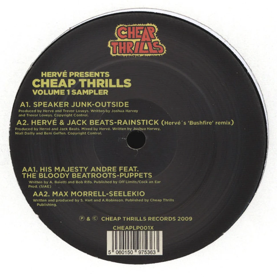 Herve presents - Cheap Thrills Volume 1 Album Sampler