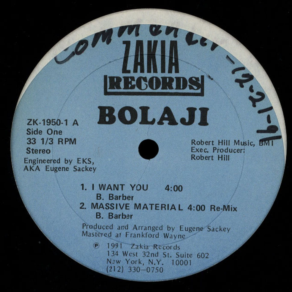 Bolaji - I Want You