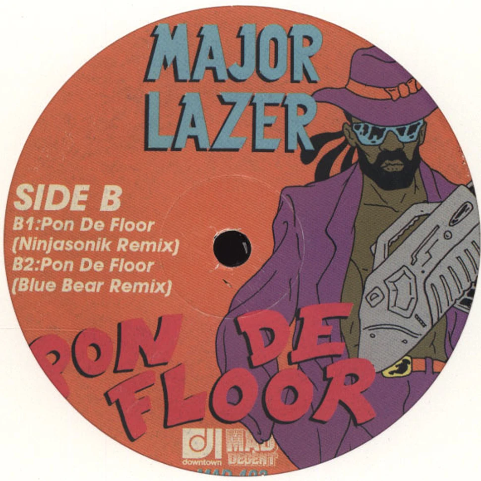 Major Lazer Pon De Floor Vinyl 12 2010 Us Original Hhv