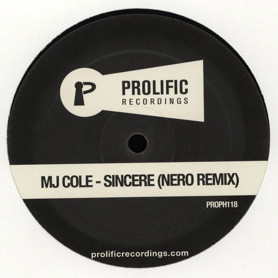 MJ Cole - Sincere Nero Remix