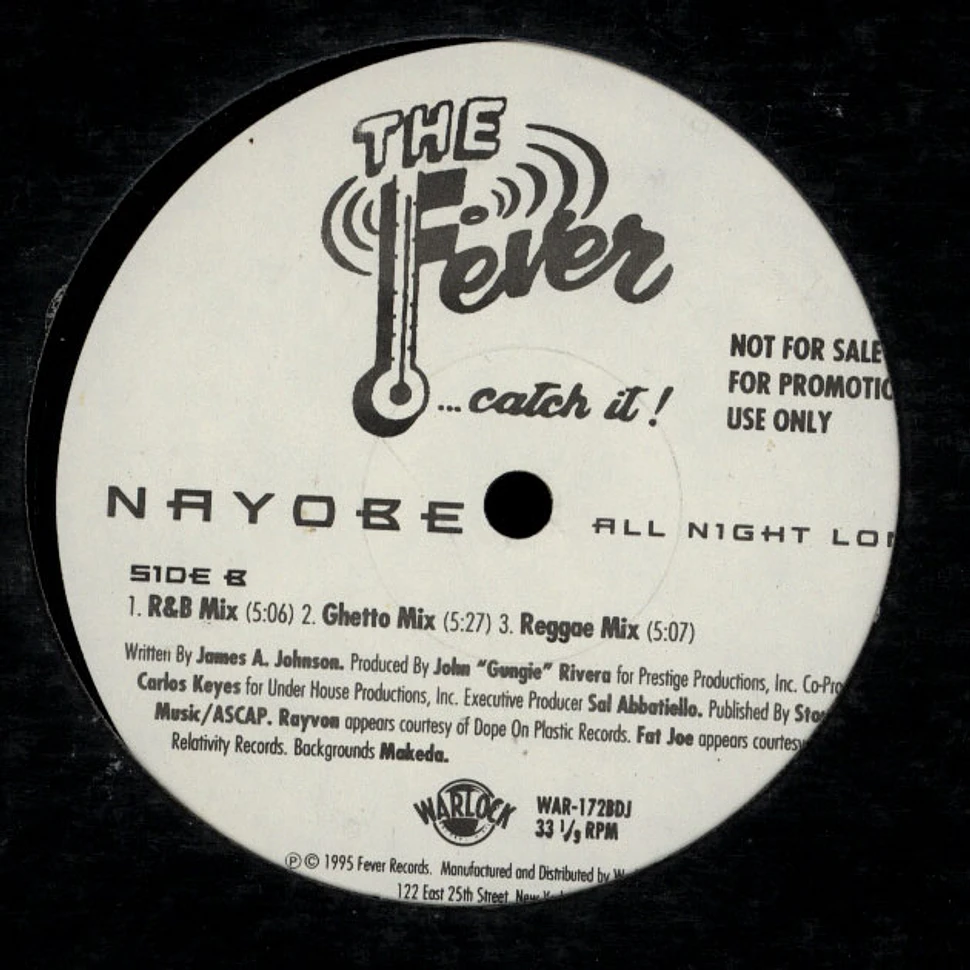Nayobe - All night long feat. Fat Joe & Rayvon