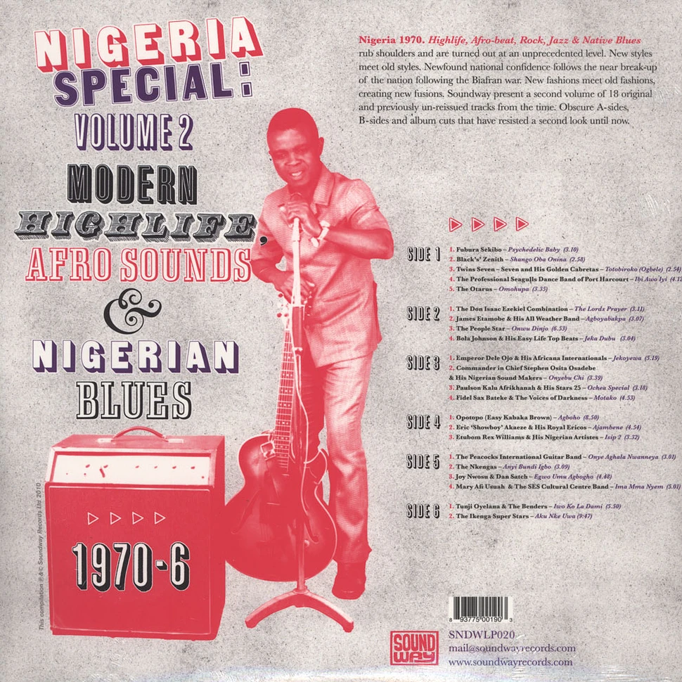 Nigeria Special - Volume 2: Modern Highlife, Afro-Sounds and Nigerian Blues