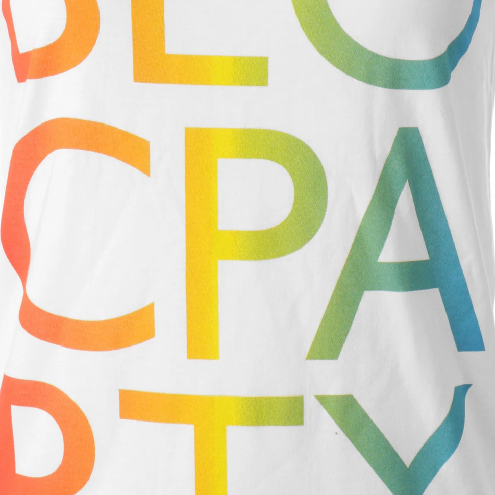 Bloc Party - Rainbow Letters Women T-Shirt