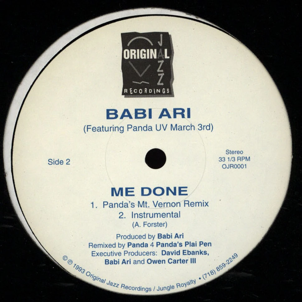 Babi Ari - Keep It / Me Done