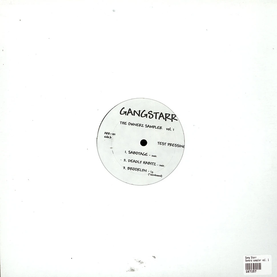Gang Starr - Ownerz sampler vol. 1