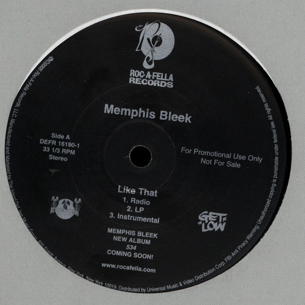 Memphis Bleek - Like that