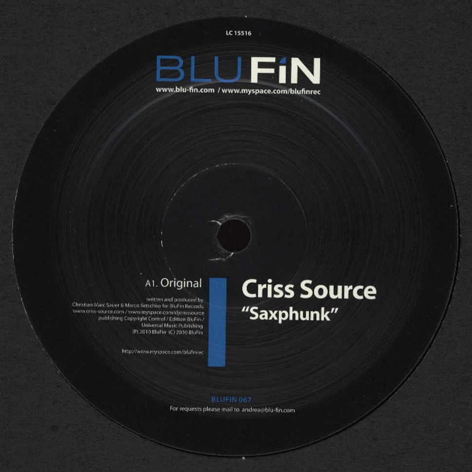 Criss Source - Saxphunk