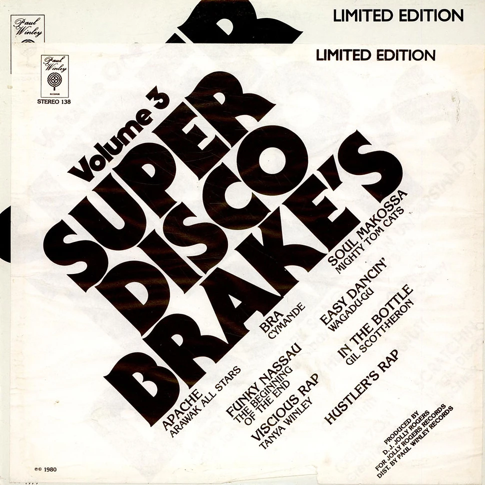 V.A. - Super Disco Brake's Volume Three