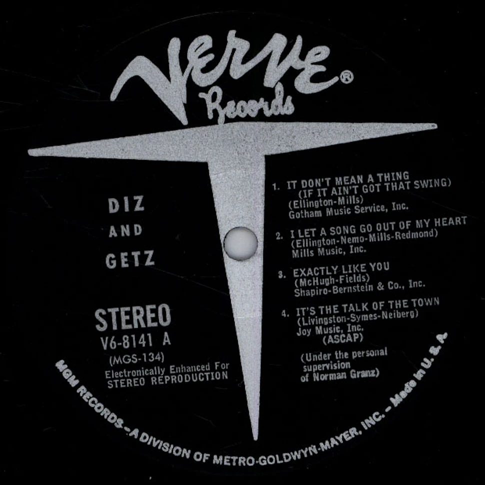 Dizzy Gillespie & Stan Getz - Diz and Getz