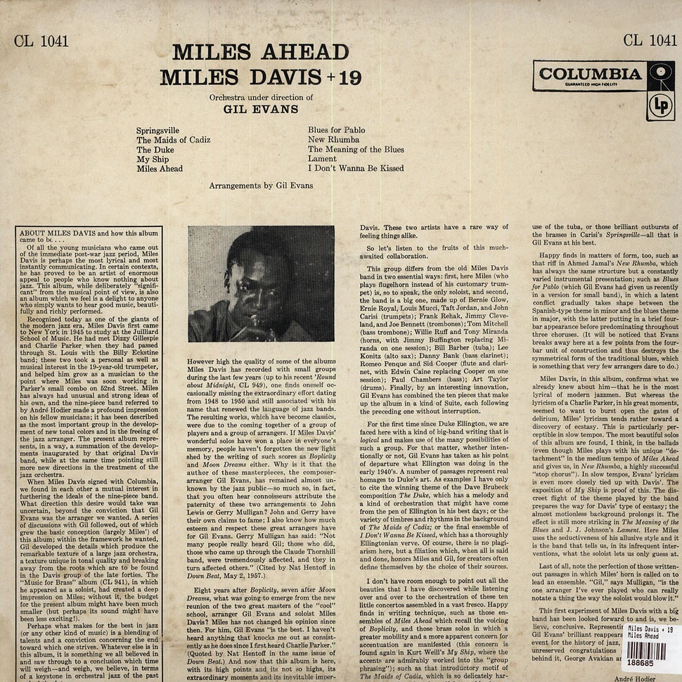 Miles Davis + 19, Gil Evans - Miles Ahead