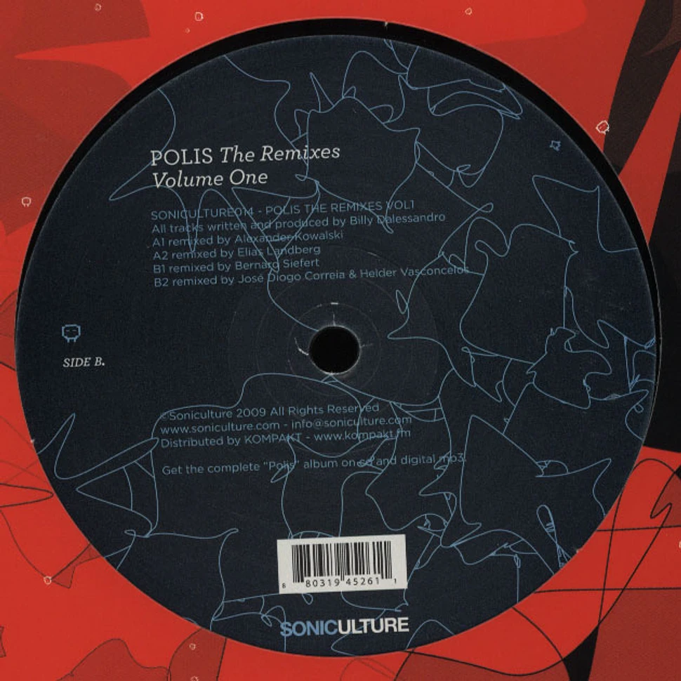 Billy Dalessandro - Polis - The Remixes Volume 1
