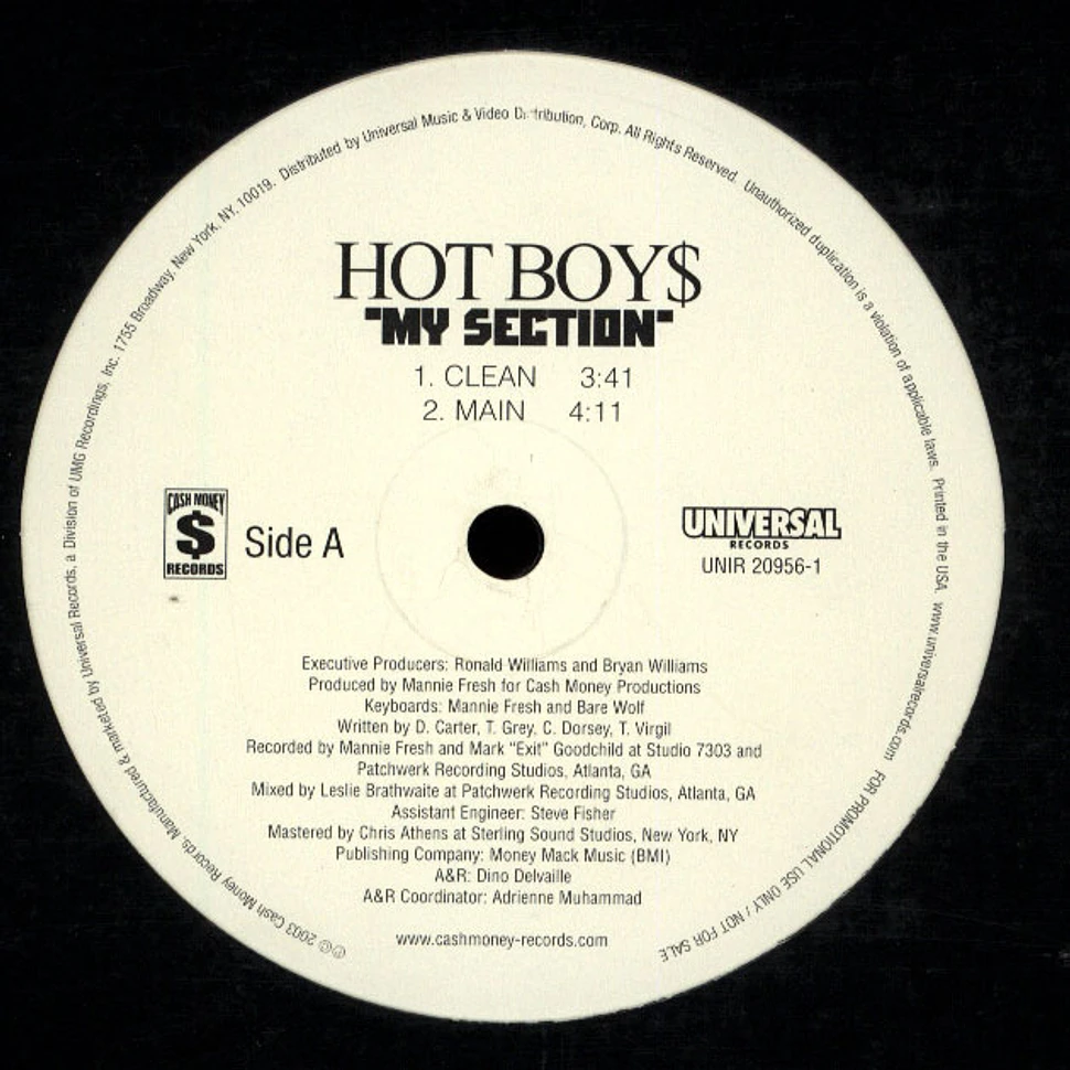Hot Boys (Juvenile, Lil Wayne, B.G. & Young Turk) - My section