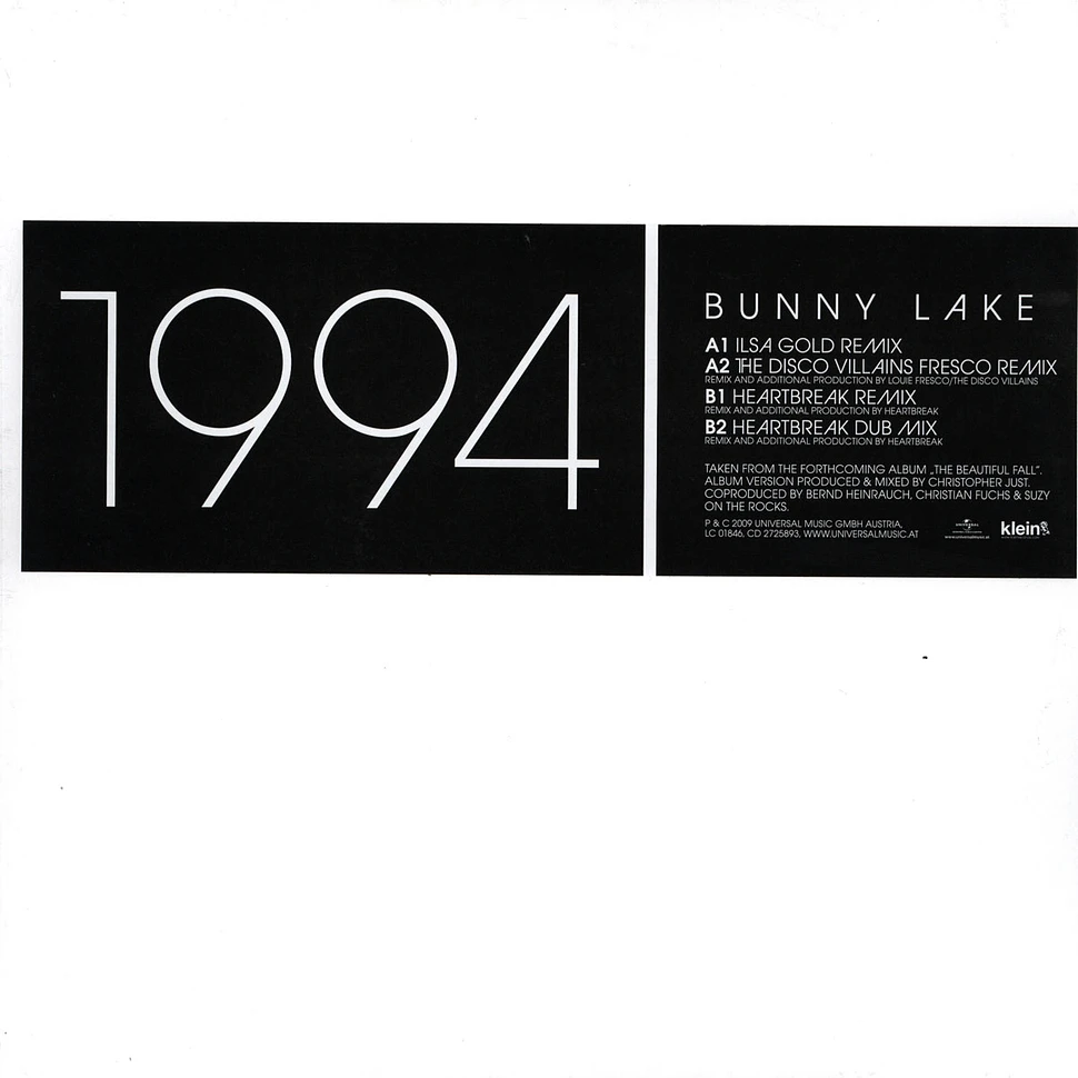 Bunny Lake - 1994