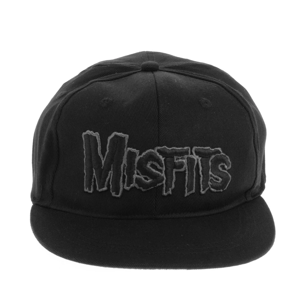 Misfits - Blackout Logo Flat Brim Cap