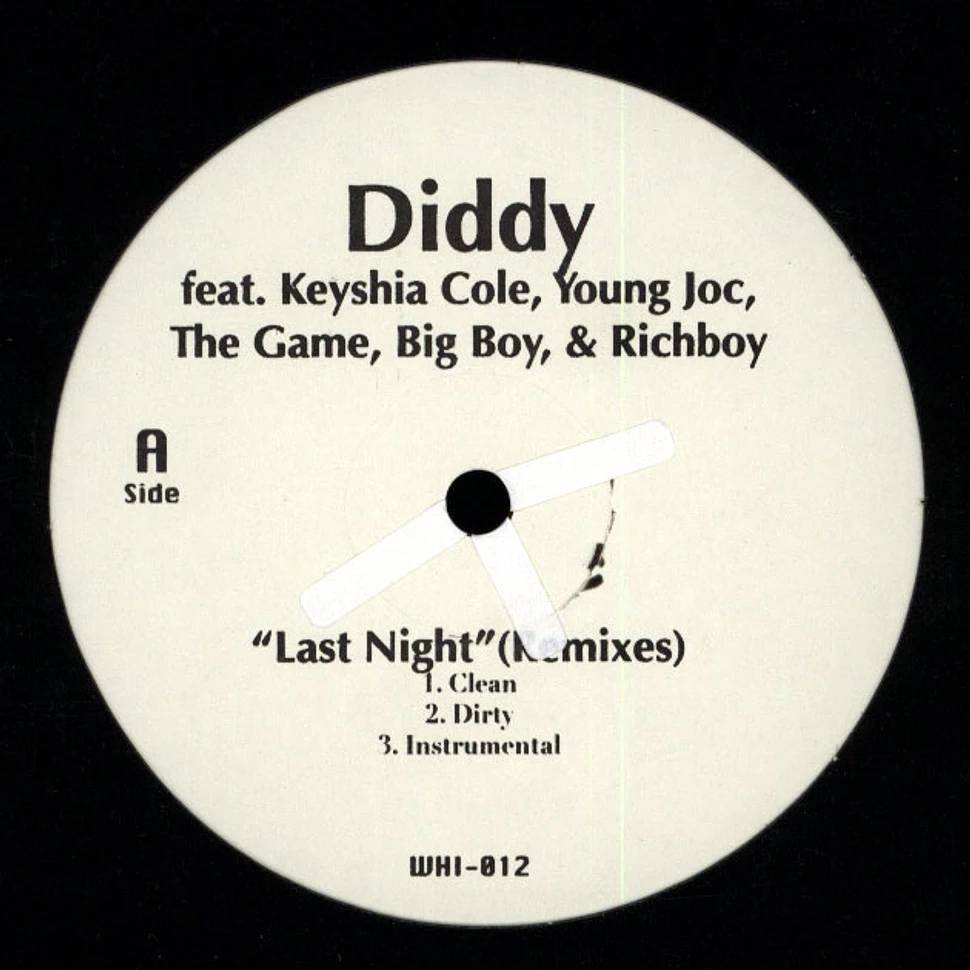 Diddy - Last night remix feat. Keyshia Cole, Yung Joc, The Game, Big Boi & Rich Boy